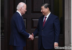 Biden calls Xi