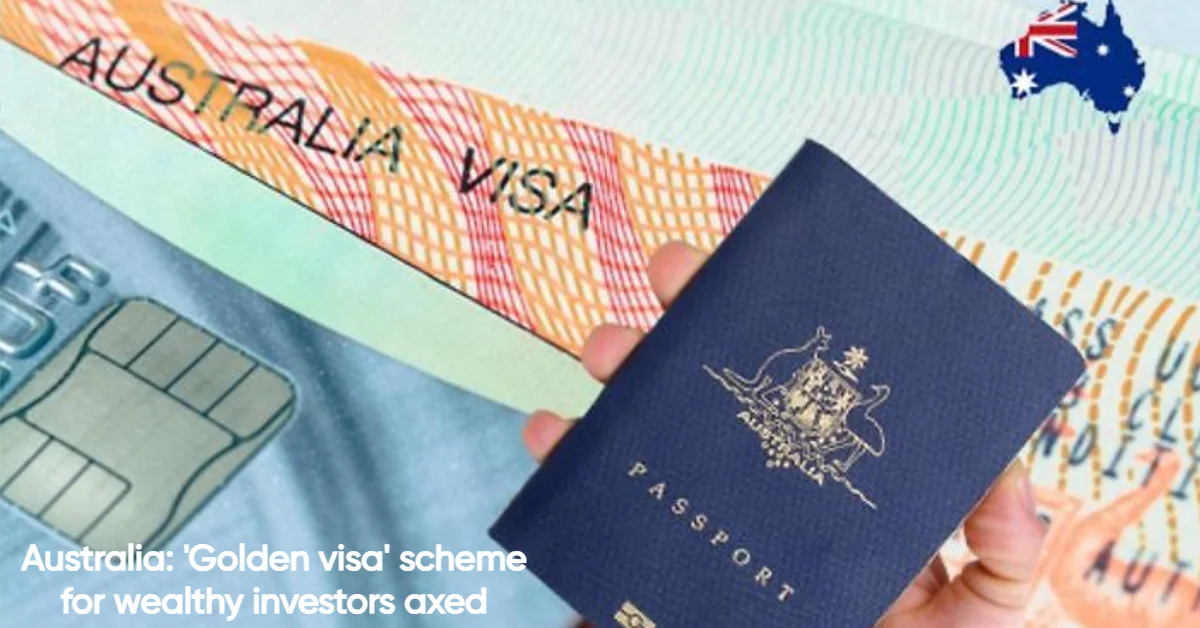 Their "golden visa" program, which let rich foreign investors live in Australia, has ended. Australia dismissed its "golden visa" program for rich investors. || 2024 It was meant to bring in foreign business, but it was cut as part of a plan to change immigration laws because the government found it was "delivering poor economic outcomes." People who don't like the plan have said for a long time that "corrupt officials" are using it to "park illicit funds." More skilled worker visas will take its place. Australia Abolishes Controversial 'Golden Visa' Program Amidst Money Laundering and Tax Cheating Concerns Since 2012, the program has given out thousands of significant investor visas (SIV), and 85% of those who were successful were from China, according to government figures. Advertising it as a way to encourage foreign investment and new ideas, applicants had to put more than A$5 million (£2.6 million; $3.3 million) into Australia in order to be considered. The government looked at the plan several times and decided that it had not met its main goals. It said in a policy document from December that it would get rid of it and instead focus on getting more visas for "skilled migrants" who can "make outsized contributions to Australia." Minister for Home Affairs Clare O'Neil said in a statement on Monday: "It has been clear for years that this visa is not meeting the needs of our country and economy." The EU wants a crackdown on "golden passports." C. Clancy Moore, CEO of Transparency International Australia, said, "For far too long corrupt officials and kleptocrats have used golden visas as a vehicle to park their illicit funds in Australia and arguably hide their proceeds of crime." Moore praised the move. There was already a lot of attention on the program because of its supposed "loopholes" and "vulnerabilities." Many people say that Bill Browder came up with the idea for the Magnitsky Act, which is a US law that targets people for abuses done in other countries. Browder has also spoken out against the plan. In 2016, a government investigation said it was worried that it could be used for "money laundering and other bad things." In 2022, The Australian newspaper said that people in Cambodia's Hun Sen regime were among the bad people who had hacked the system. The government investigation also found that the visas were bringing people into Australia who were "less business-savvy" than those who would not have come. These people were also getting tax breaks that were expensive for everyone. They say that the follow-on investment from SIVs was much more than the A$5 million buy-in. Some asset managers disagree with these views. The UK also got rid of a plan to give super-rich people fast-track status in 2022 because they were worried about the flow of illegal Russian money. Now Australia has followed suit. So-called "golden visa" programs have also been looked at more closely in Malta, which has been giving rich people from outside the European Union quick citizenship. In 2022, an investigation found that visas were being given to people who had only been to the island nation for a few days. At the same time, the EU had raised concerns about the possibility of money laundering, tax cheating, and corruption. Follow for more dailyguidelines updates Click here