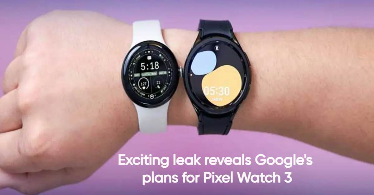 Google is thinking about making a big change to its future Pixel Watch. A lot of signs point to the Pixel Watch 3 coming out in two different sizes. This change was made because users have been worried for a while now, and it looks like the bigger version might have a slightly bigger battery. Despite this, there shouldn't be many differences in how the smaller and bigger Pixel Watch 3 models work. Exciting leak reveals Google's plans for Pixel Watch 3 Official information about the Pixel Watch 3's size has not been released yet, but hints suggest that the bigger model might have a slightly bigger battery. Large technology companies like Apple and Samsung already offer a range of sizes for their smart watches, so this shift fits in with their plans. The Pixel Watch is only offered by Google right now in a 41mm size. On the other hand, Samsung's Galaxy Watch 6 comes in 40mm and 44mm sizes, and the Galaxy Watch 6 Classic appears in 43mm and 47mm sizes. Similarly, the Apple Watch Series 9 comes in two different sizes: 41mm and 45mm. The news that a bigger Pixel Watch 3 has been announced shows that Google wants to make the smartwatch more attractive by offering it a bigger screen and maybe even a longer battery life. However, the information explained regarding the adjustments that were made to the Pixel Watch screen was not made public. A recently filed Google patent, on the other hand, shows us an interesting hint about what features we are going to see in the Pixel Watch 3. This information reveals that new motion detection sensors will be added. This shows that Google is committed to simplifying the smartwatch's design and finding ways to get around the problems that come with its small screen size when navigating. As Google looks into these new technologies, Pixel Watch 3 users are eagerly awaiting official releases and a full show of the watch's specs and abilities.